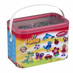 Термомозаїка Hama  кольорові намистини 10000 шт 22 кольори 5мм (202-67)