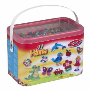 Намистини для термомозаики 10000 шт 50 кольорів 5 мм Hama 202-68