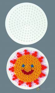Поле для термомозаики ( підкладка ) Малий коло 169 кілочків Міді від 5-ти років Hama 222