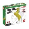 Об'ємний пазл 3d Стрибає кремова кінь, 4D Master 26525