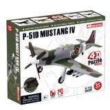Обємний пазл 3d Літаків F-51D Mustang 4 4D Master 26908