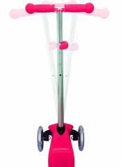 Самокат Globber Primo Lights червоний колеса з підсвічуванням до 50кг 3 колеса 423-102