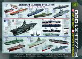 Пазли 1000 елементів Історія авіаносців Eurographics 6000-0129