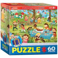 Пазлы из мультфильмов для детей День Рождения 60 элементов