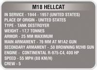 Конструктор Cobi World of Tanks САУ М18 Хеллкет 465 деталей Cobi-3006