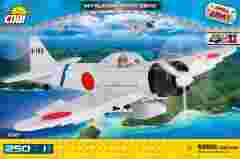 Конструктор Cobi Друга Світова Війна Літак Міцубісі А6М2 Зеро 250 деталей Cobi-5515