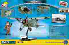 Конструктор Cobi Друга Світова Війна Літак PZL P. 11C 245 деталей Cobi-5516