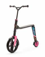 Самокат Scoot and Ride Highwaygangster чорно-рожево-синій, макс 100кг
