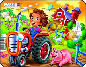 Пазли Larsen Ферма Маленький тракторист серія Міні Z11-2