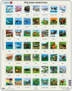 Пазли Larsen Зоопарк, серія МАКСІ ZOO1